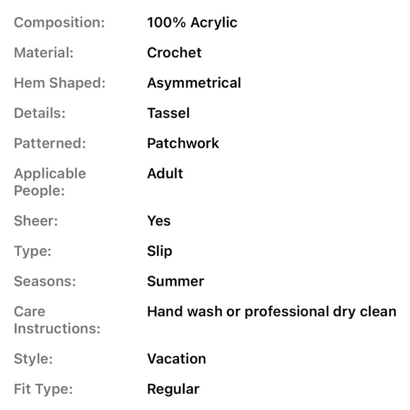 White Rainbow-Color Boho Tassel Beach Cover-Up Dress - Picture 11 of 11